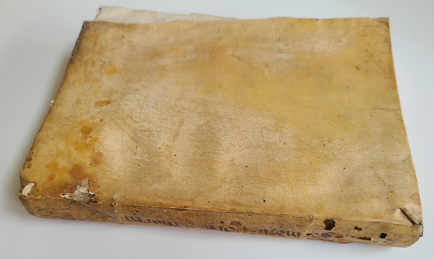 1574 SERMONS by Alessandro Bonanno antique VELLUM BINDING 16th CENTURY