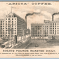 ARIOSA COFFEE ANTIQUE ADVERTISING VICTORIAN TRADE CARD BLACK AMERICANA