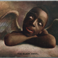 BLACK ANGEL COMIC ANTIQUE POSTCARD BLACK AMERICANA