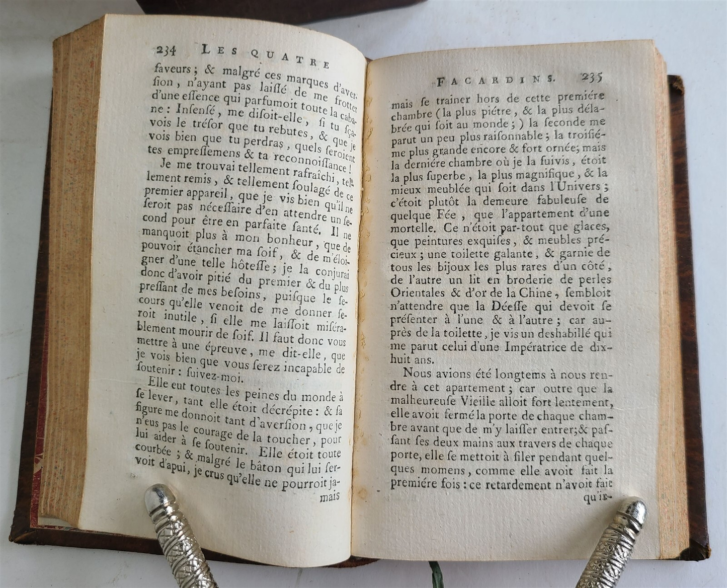 1749 BIBLIOTHEQUE DE CAMPAGNE 19 VOLUMES antique in FRENCH DECORATIVE BOUND