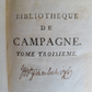 1761-1769 BIBLIOTHEQUE DE CAMPAGNE 21 VOLUMES antique in FRENCH DECORATIVE BOUND