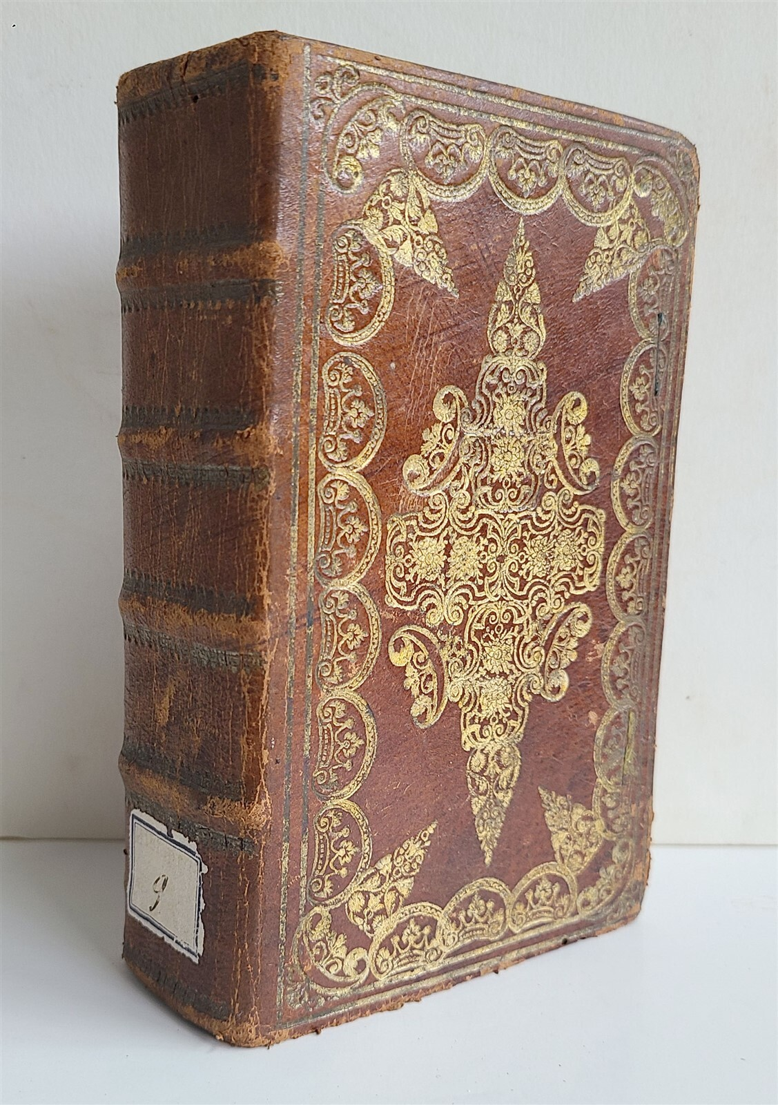 1726 STUNNING DECORATIVE BINDING MEMORABLE DEEDS of EMPERORS antique