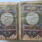 19th CENTURY MANUSCRIPT KORAN ISLAMIC antique ILLUMINATED QURAN