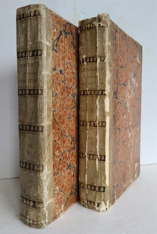 1809 BRITISH QUADRUPEDS by BINGLEY 2 VOLS FULLY ILLUSTRATED antique in ENGLISH