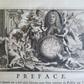 1703 WORLDS HISTORY KING FRIEDRICH WILHELM I COAT OF ARMS antique ILLUSTRATED