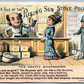 STOVE POLISH ANTIQUE ADVERTISING VICTORIAN TRADE CARD BLACK AMERICANA