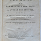 1799 ELEMENTS of PRACTICAL PERPECTIVE for ARTISTS ILLUSTRATED antique in French
