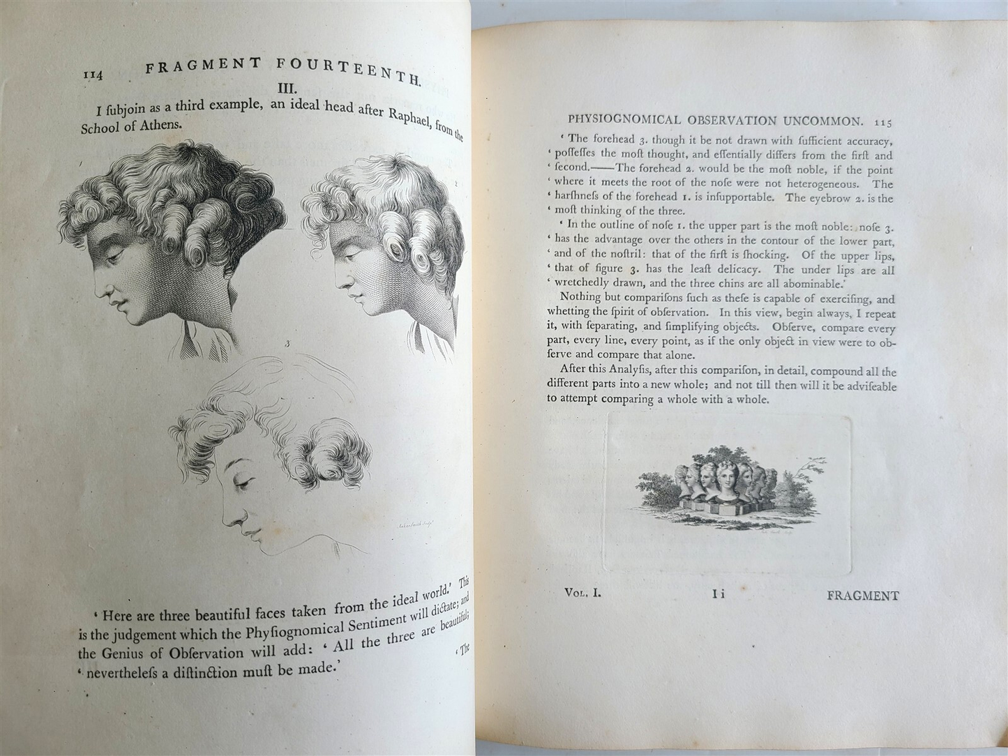 1810 PHYSIOGNOMY Johann LAVATER 5 VOLUMES antique ILLUSTRATED FOLIO in ENGLISH