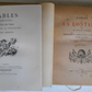 1886-87 FABLES DE LA FONTAINE ILLUSTRATED 4 FOLIO VOLUMES antique in FRENCH