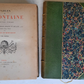 1886-87 FABLES DE LA FONTAINE ILLUSTRATED 4 FOLIO VOLUMES antique in FRENCH