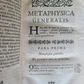 1669 PHILOSOPHY METAPHYSICA & PHYSICA by Etienne de Melles antique in LATIN