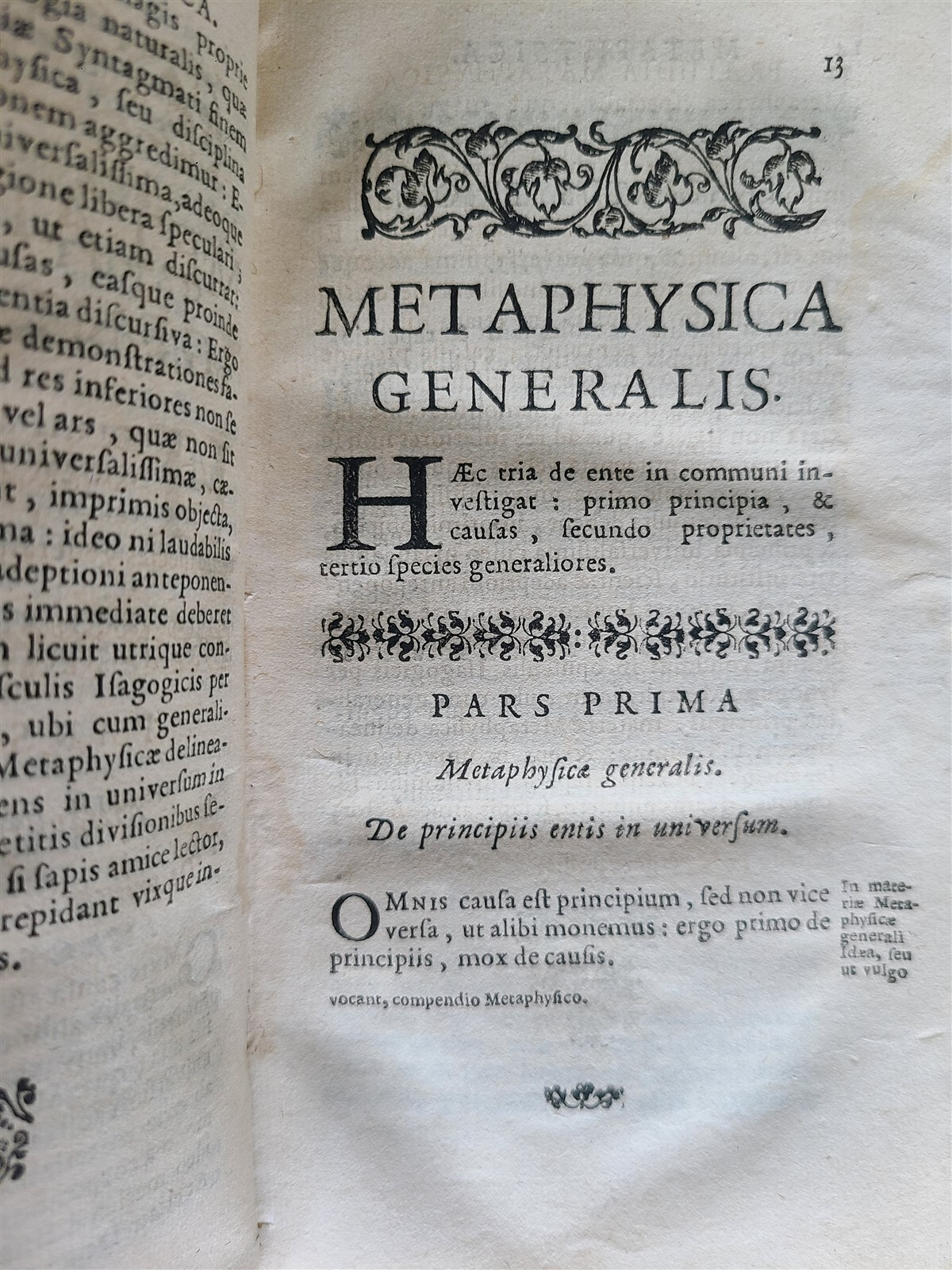 1669 PHILOSOPHY METAPHYSICA & PHYSICA by Etienne de Melles antique in LATIN