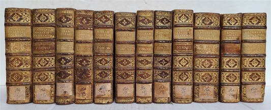 1780-89 THEOLOGY by DOMINICI SCHRAM 12 VOLUMES ILLUSTRATED antique DECORATIVE