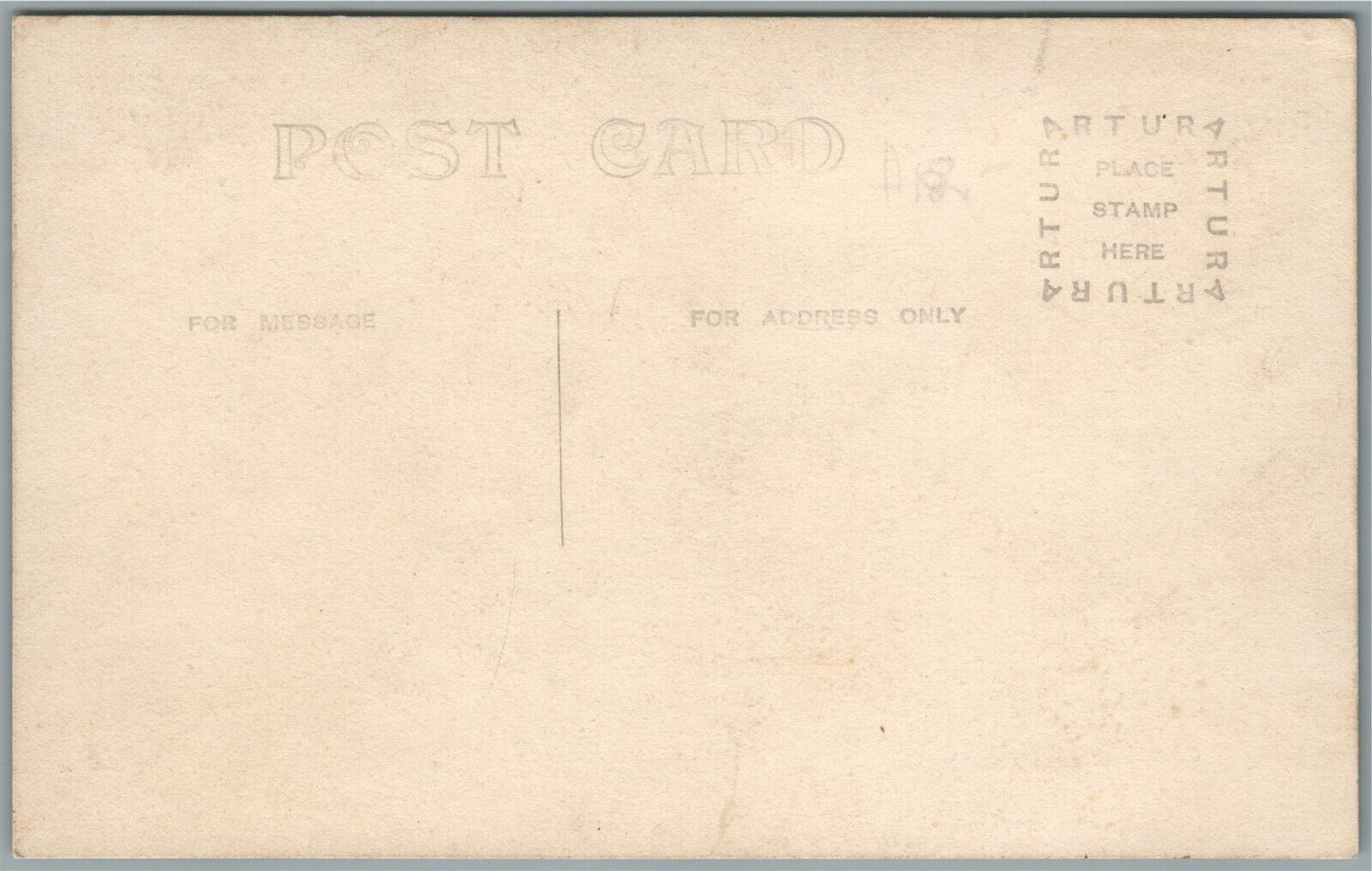 WWI ERA AMERICAN ARMY PHYSICAL TRAINING ANTIQUE REAL PHOTO POSTCARD RPPC