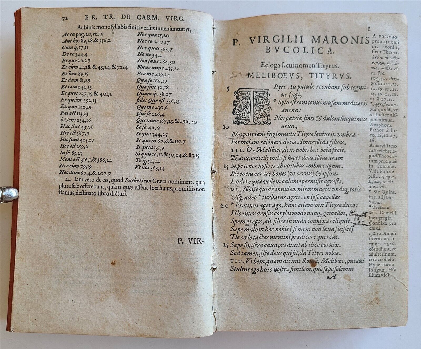 1583 VIRGIL ROMAN POETRY antique Bucolica, Georgica, et Aeneis 16th CENTURY