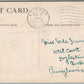 KAVANAUGH'S POSTALS ANTIQUE POSTCARD KAKHI GUARDING at RIO GRANDE EL PASO CANCEL