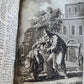1797 BIBLE in DUTCH ILLUSTRATED antique VELLUM BOUND BIBLIA OLD & NEW TESTAMENT
