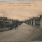 AMERICAN ARMY TRUCKS in FRANCE BEAUNE UNIVERSITE AMERICAINE ANTIQUE POSTCARD