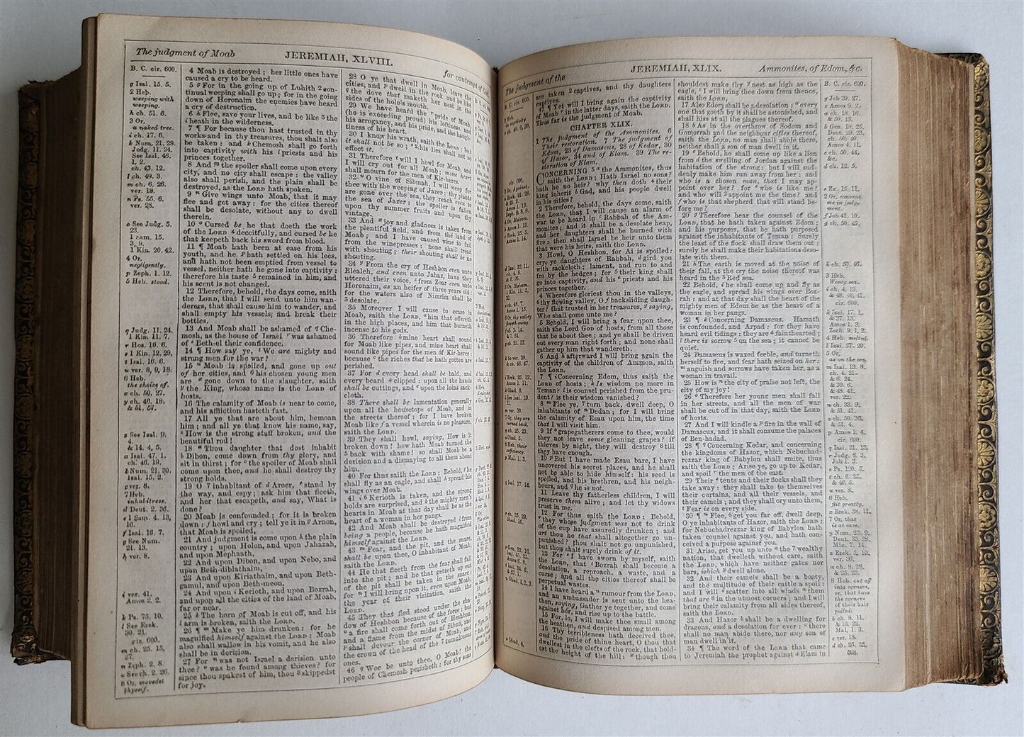 1860s BIBLE in ENGLISH antique KING JAMES VERSION