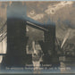 ZEPPELIN OVER LONDON WWI ERA 1915 ANTIQUE REAL PHOTO POSTCARD RPPC