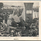 AMERICAN WWI ERA MILITARY CAMP BARBER SHOP ANTIQUE POSTCARD