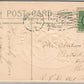 CHRISTMAS WISHES JOHN WINSCH 1911 EMBOSSED ANTIQUE POSTCARD