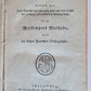 1817 FRENCH GRAMMAR in GERMAN antique Praktische Franzosische Grammatik