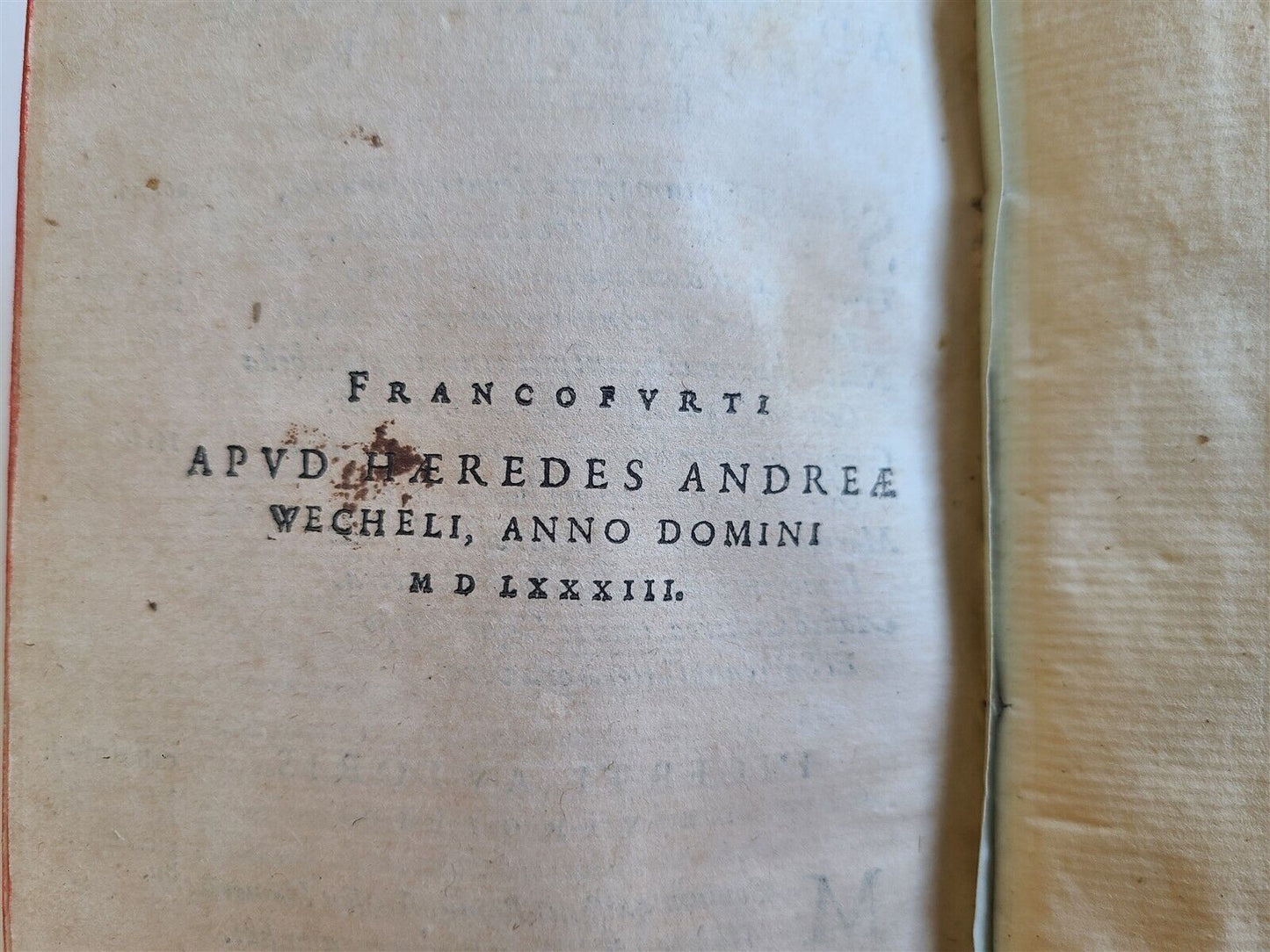 1583 VIRGIL ROMAN POETRY antique Bucolica, Georgica, et Aeneis 16th CENTURY