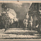 GERMAN WWI ERA STREET SCENE 1915 ANTIQUE POSTCARD