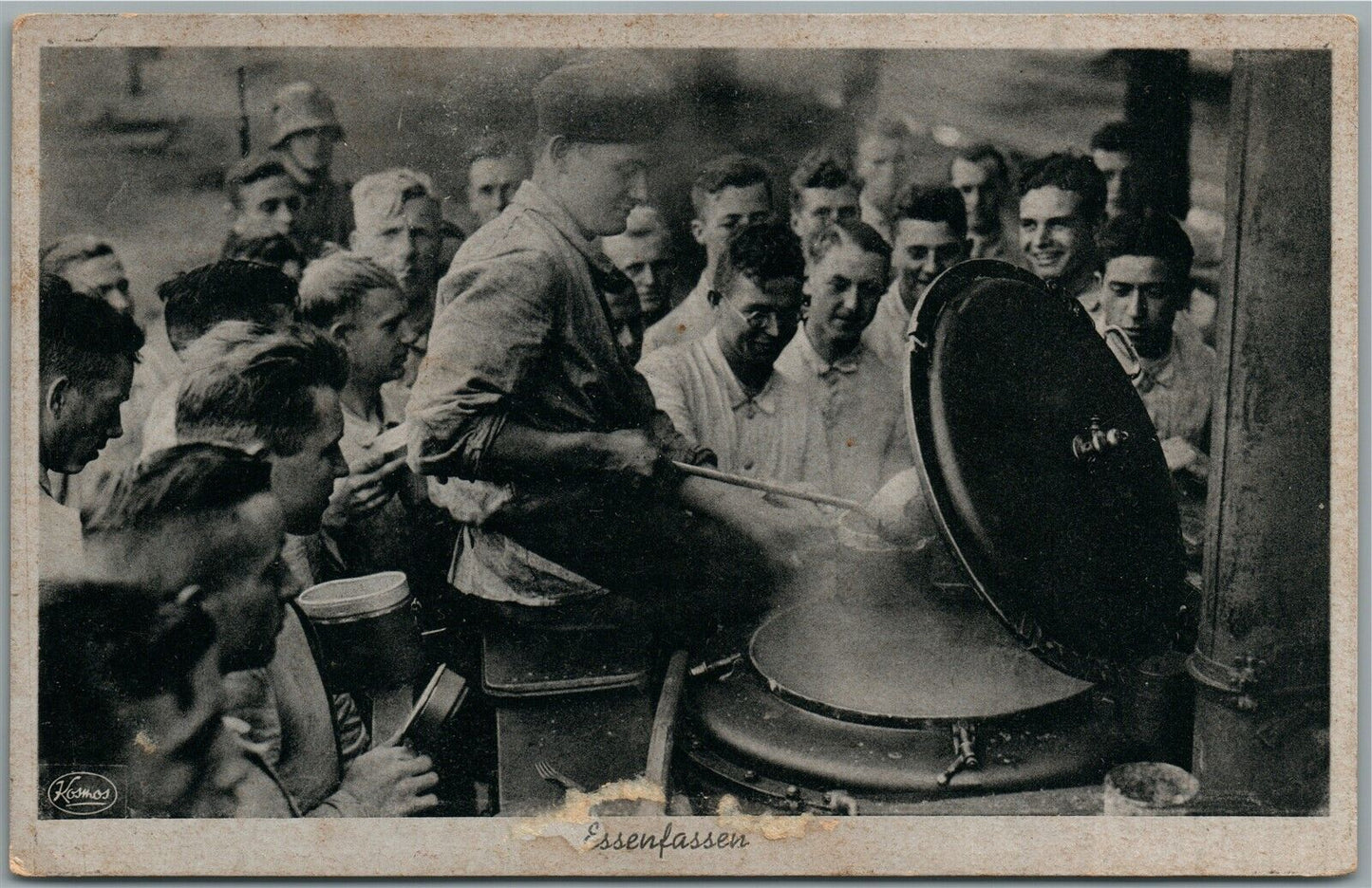 GERMAN MILITARY MESS VINTAGE POSTCARD