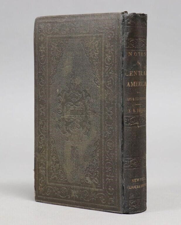 1855 NOTES ON CENTRAL AMERICA by E. G. Squier antique w/ MAPS