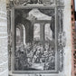 1770 BIBLE in LATIN - GERMAN ILLUSTRATED MASSIVE FOLIOS 2 volumes antique