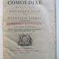 1727 TERENCE COMEDIES POETRY antique Comodiae Publius Terentius Afer