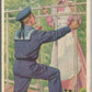 GERMAN NAVY SAILOR ROMANTIC WWI ERA 1917 ANTIQUE POSTCARD