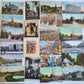 Lot of 510 ANTIQUE & VINTAGE POSTCARDS RPPC TOWN VIEWS GREETINGS mix