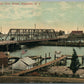 HIGHLANDS NJ VIEW FROM EAST VIEW HOUSE ANTIQUE POSTCARD