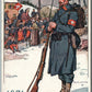 SWISS SOLDIER ANTIQUE POSTCARD artist signed