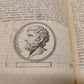 1734 VITAE EXCELLENTIUM IMPERATORUM CORNELIUS NEPOS VELLUM antique ROMAN
