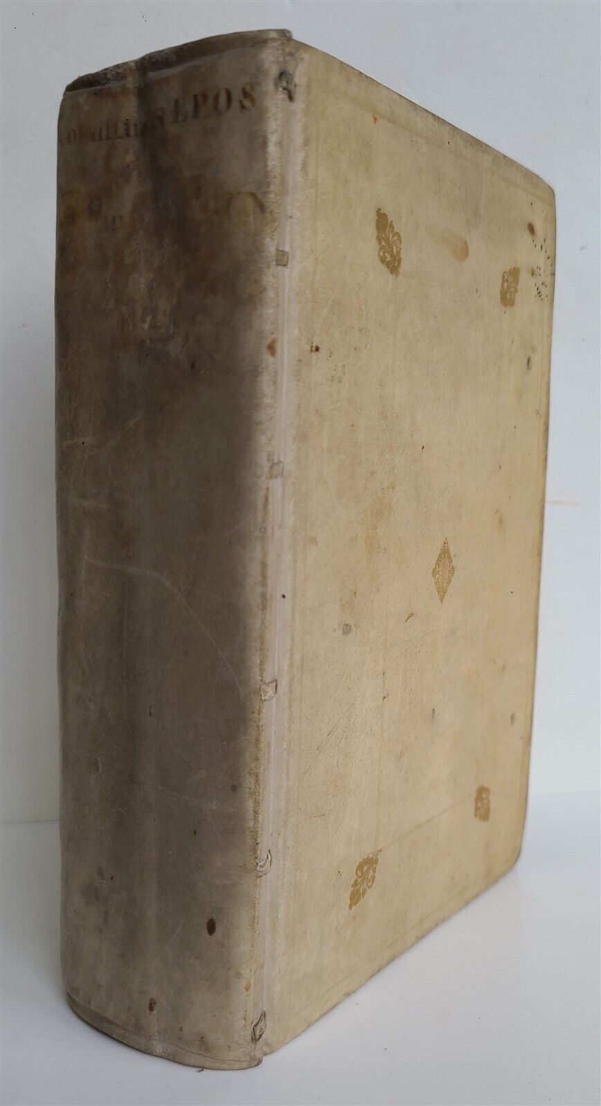 1734 VITAE EXCELLENTIUM IMPERATORUM CORNELIUS NEPOS VELLUM antique ROMAN