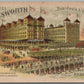 ATLANTIC CITY NJ ISLESWORTH HOTEL ANTIQUE POSTCARD