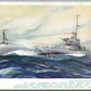 H.M. SUBMARINE PANDORA ANTIQUE POSTCARD