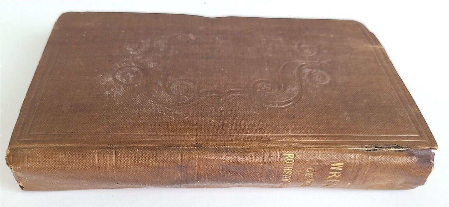 1834 NARRATIVE of WRECK of ROTHSAY CASTLE STEAM PACKET ADSHEAD antique SHIPWRECK