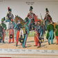 1897 UNIFORMS OF FRENCH ARMY SINCE 1690 UNTIL PRESENT DAYS ILLUSTRATED antique