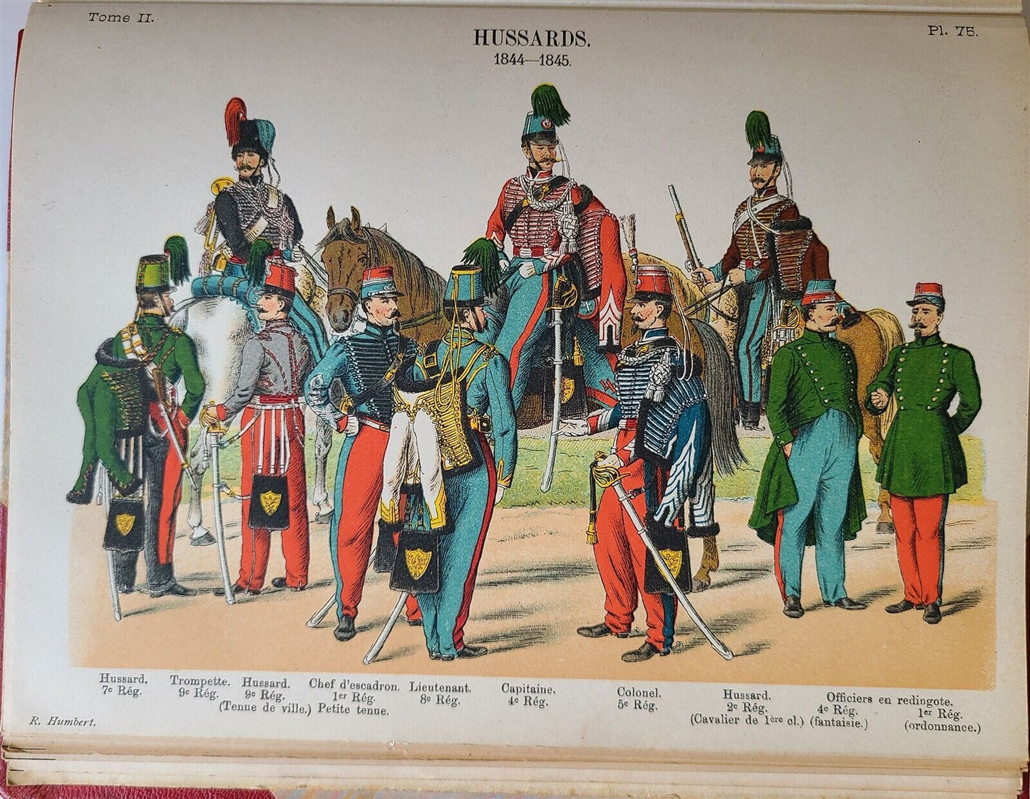 1897 UNIFORMS OF FRENCH ARMY SINCE 1690 UNTIL PRESENT DAYS ILLUSTRATED antique