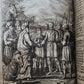 1797 BIBLE in DUTCH ILLUSTRATED antique VELLUM BOUND BIBLIA OLD & NEW TESTAMENT