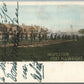 FORT H.G. WRIGHT INSPECTION ANTIQUE POSTCARD