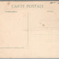 EARLY AVIATION FRENCH AEROPLANE & MACHINE GUN SCENE ANTIQUE POSTCARD