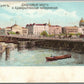 ST. PETERSBURG RUSSIA PALACE BRIDGE ANTIQUE POSTCARD