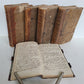 1795-1870 5 volumes MANUSCRIPTS in GERMAN & LATIN POETRY & RHETORIC antique
