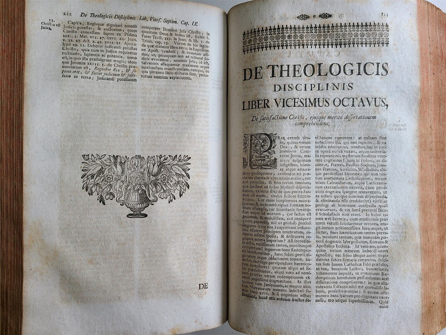 1749-50 THEOLOGY Theologia historico-dogmatico-scholastica 5 FOLIO VOLS antique